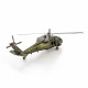 Металлическая сборная 3D модель Вертолет Сикорский UH-60 Black Hawk (Черный ястреб), Metal Earth (MMS461)