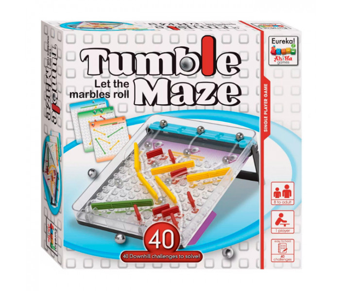 Игра головоломка Tumble Maze (Лабиринт с шариками), Eureka (473550)