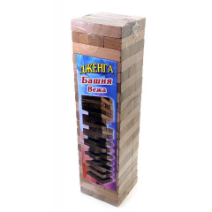 Дженга з фантами для дітей, 60 брусків (без пакування) ( 29155B)