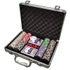 Фото 1 - Покерний набір на 200 фішок у кейсі з номіналом 1-100, кольоровий, фішки 11,5g