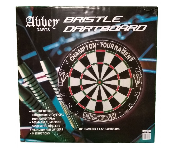 Мішень для дартс Champion Tournament, сизаль, 45 см. Abbey (52AS-ZRG)