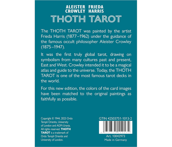 Таро Тота Алістер Кроулі Делюкс - Aleister Crowley Thoth Tarot Deluxe. AGM-Urania