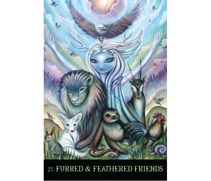 Оракул за Межами Лемурії - Beyond Lemuria Oracle Cards. Blue Angel