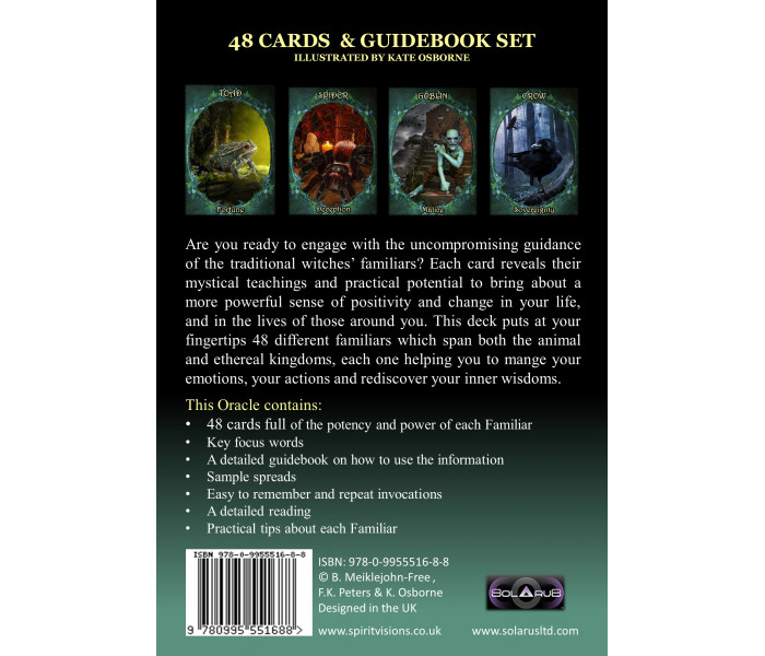 Оракул Фамильяров Ведьм - Witches Familiars Oracle Cards. Solarus 