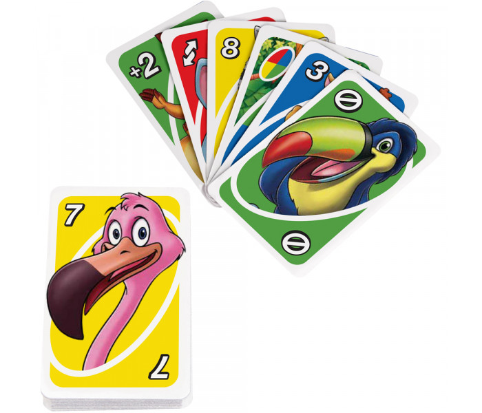 Настольная игра Уно для малышей обновленная (UNO junior 2021). Mattel (GKF04)