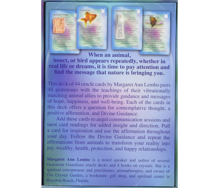 Карти "Союзники тварин" і "Хранителі дорогоцінного каміння" - The Animal Allies and Gemstone Guardians Cards. Findhorn Press