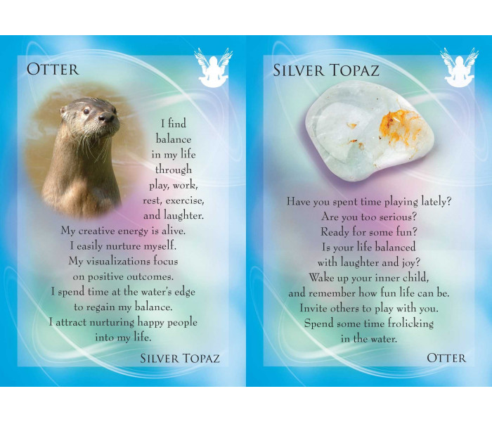 Карти "Союзники тварин" і "Хранителі дорогоцінного каміння" - The Animal Allies and Gemstone Guardians Cards. Findhorn Press