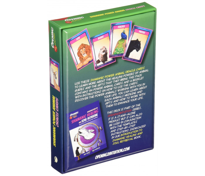 Оракул Шаманської Сили Тварин - Shamanic Power Animal Oracle Cards. Findhorn Press