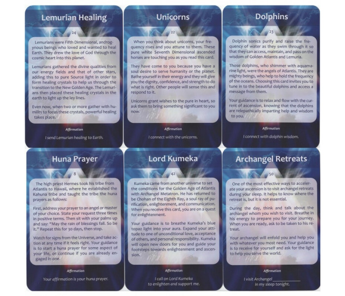 Карты Вознесения: Ускорьте свое путешествие к Свету - Ascension Cards: Accelerate Your Journey to the Light. Findhorn Press