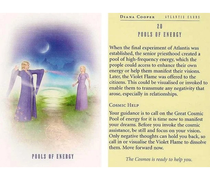 Карти Атлантиди - Atlantis Cards. Findhorn Press