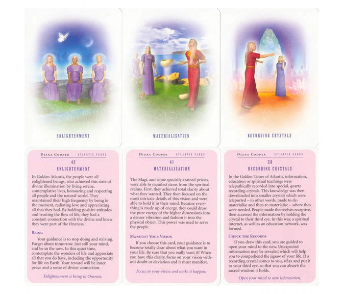 Карти Атлантиди - Atlantis Cards. Findhorn Press