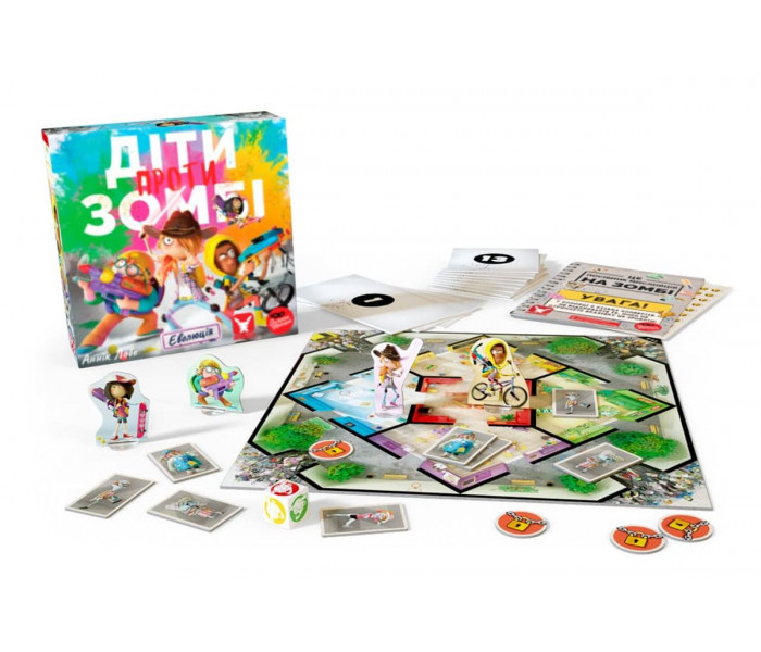 Настільна гра Діти проти зомбі (Zombie Kidz Evolution). Geekach Games (GKCH016ZKE)