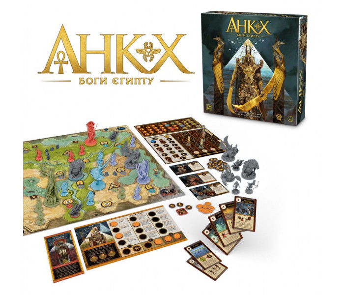 Настільна гра Анкх. Боги Єгипту (Ankh: Gods of Egypt). Woodcat (W0007)