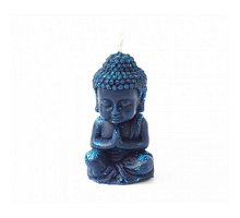 Фото Свічка воскова Будда маленький Синій (9060404)