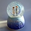Фото 2 - Снігова куля Побачення під місяцем (автосніг, підсвічування, мелодія) D 10 см