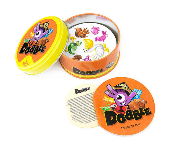 Настольная игра Dobble Animals | Доббль Животный Мир. Asmodee (DOAN01UA)