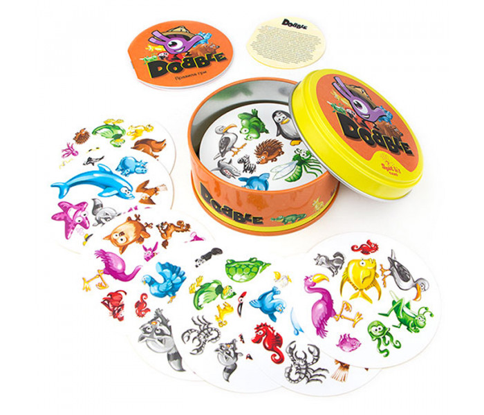 Настольная игра Dobble Animals | Доббль Животный Мир. Asmodee (DOAN01UA)