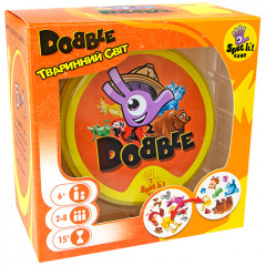 Настільна гра Dobble Animals | Доббль Тваринний світ. Asmodee