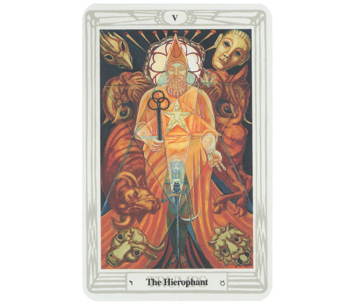 Кишенькова швейцарська колода Таро Тота Кроулі - Pocket Swiss Crowley Thoth Tarot Deck. US Games Systems