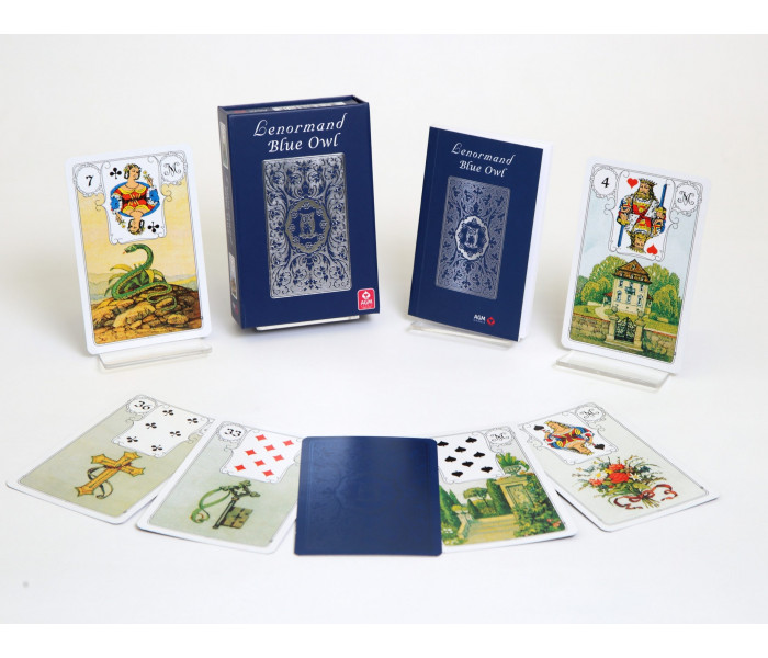 Оракул Ленорман Блакитна Сова Преміум - Blue Owl Lenormand Premium Edition. AGM