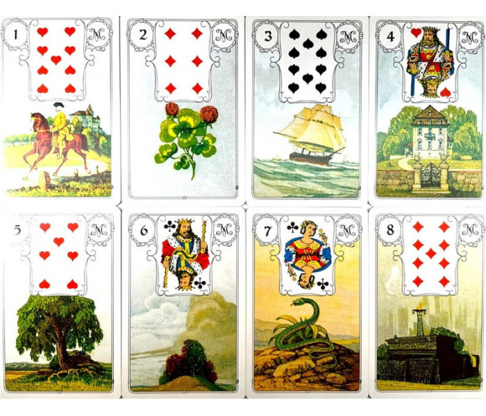 Оракул Ленорман Блакитна Сова Преміум - Blue Owl Lenormand Premium Edition. AGM