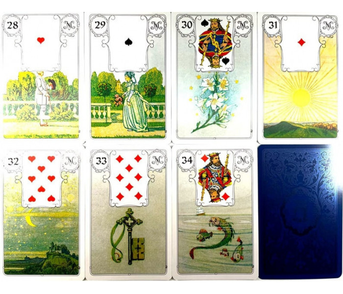 Оракул Ленорман Блакитна Сова Преміум - Blue Owl Lenormand Premium Edition. AGM
