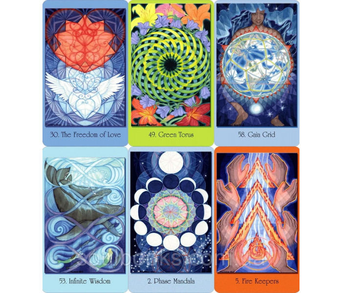 Карти сакральної геометрії для візіонерського шляху - Sacred Geometry Cards for the Visionary Path. Bear & Company