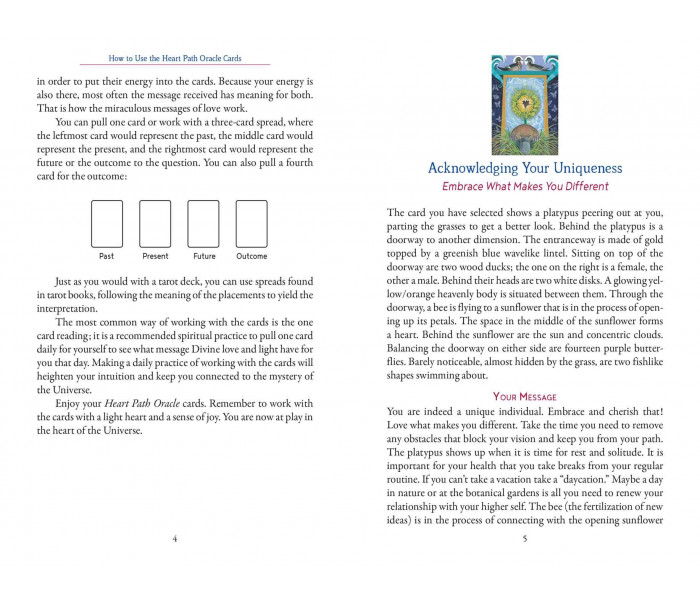 Оракула Пути Сердца - The Heart Path Oracle Cards. Bear & Company