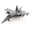 Фото 2 - Збірна металева 3D модель F/A-18 Super Hornet, Metal Earth (MMS459)