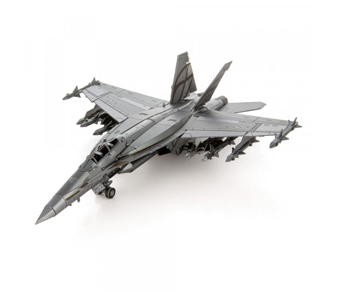 Металлическая сборная 3D модель F/A-18 Super Hornet, Metal Earth (MMS459)