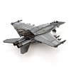 Фото 5 - Збірна металева 3D модель F/A-18 Super Hornet, Metal Earth (MMS459)
