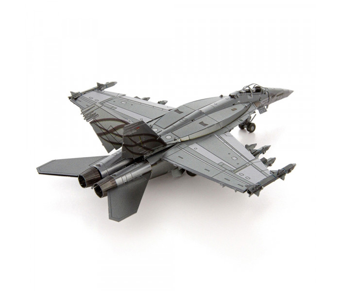 Металлическая сборная 3D модель F/A-18 Super Hornet, Metal Earth (MMS459)