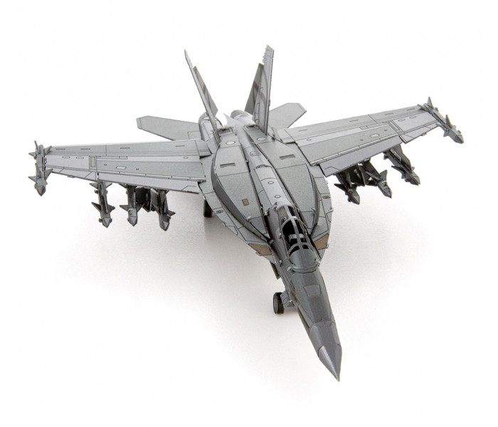 Металлическая сборная 3D модель F/A-18 Super Hornet, Metal Earth (MMS459)