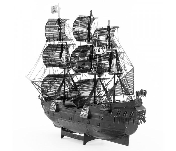 Збірна металева 3D модель Black Pearl (Black Version), Metal Earth (ICX016B)