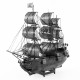Збірна металева 3D модель Black Pearl (Black Version), Metal Earth (ICX016B)