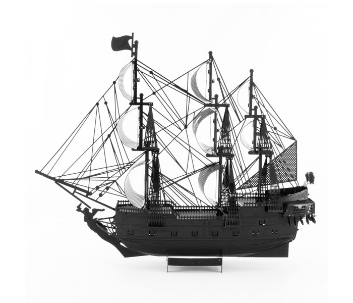 Збірна металева 3D модель Black Pearl (Black Version), Metal Earth (ICX016B)