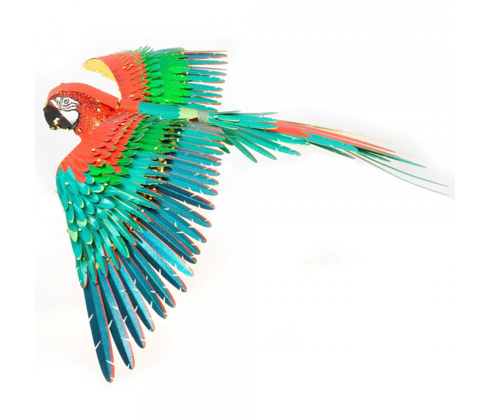 Металева збірна 3D модель Parrot (Папуга), Metal Earth (ICX118)