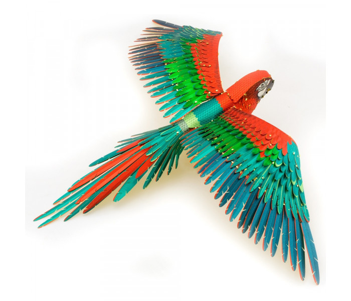 Металева збірна 3D модель Parrot (Папуга), Metal Earth (ICX118)