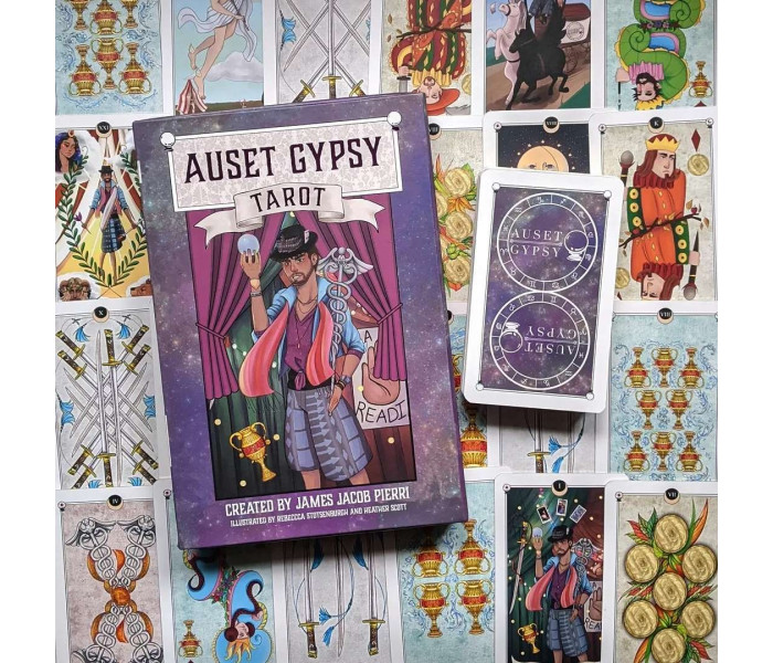 Цыганское Таро Аузет - Auset Gypsy Tarot. Schiffer Publishing