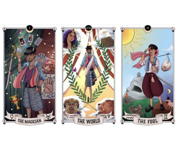 Цыганское Таро Аузет - Auset Gypsy Tarot. Schiffer Publishing