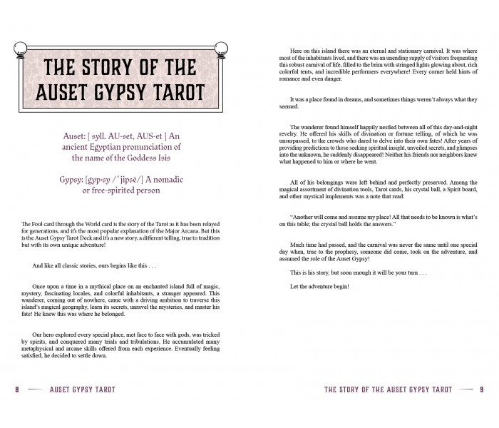 Цыганское Таро Аузет - Auset Gypsy Tarot. Schiffer Publishing