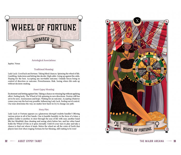 Цыганское Таро Аузет - Auset Gypsy Tarot. Schiffer Publishing