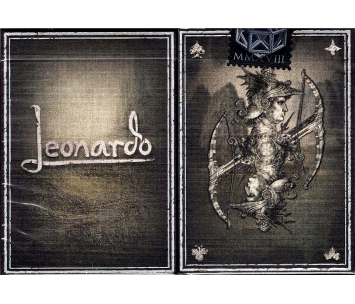 Игральные карты Leonardo MMXVIII Silver by Art Playing Cards