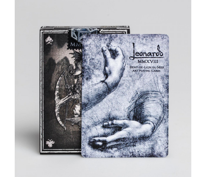 Игральные карты Leonardo MMXVIII Silver by Art Playing Cards