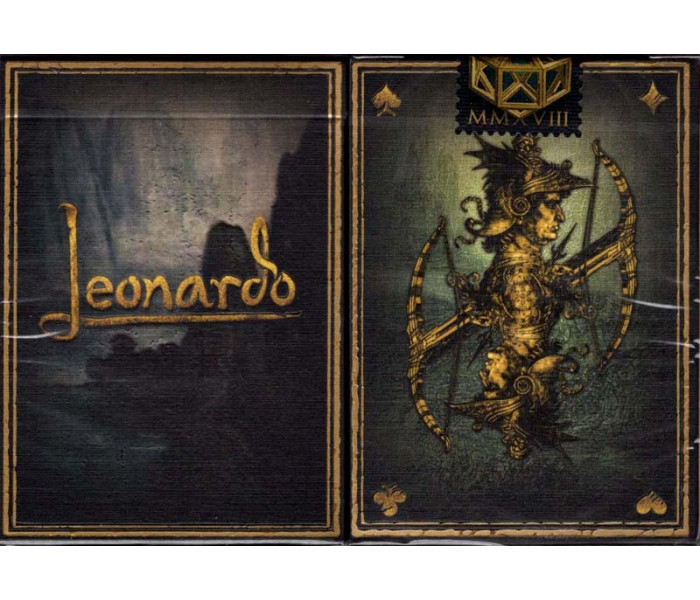 Игральные карты Leonardo MMXVIII Gold by Art Playing Cards