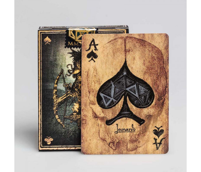 Игральные карты Leonardo MMXVIII Gold by Art Playing Cards