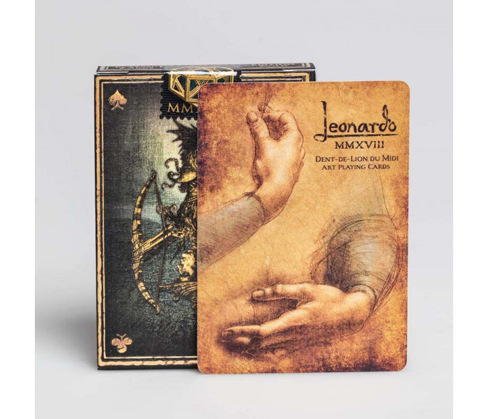 Игральные карты Leonardo MMXVIII Gold by Art Playing Cards