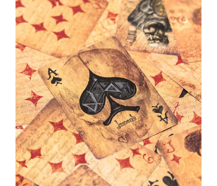 Игральные карты Leonardo MMXVIII Gold by Art Playing Cards
