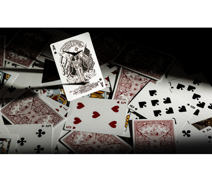 Игральные карты Pioneers Marked Red от Ellusionist
