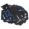 Фото 6 - Чорні пластикові карти Win King Poker (Blue Face)